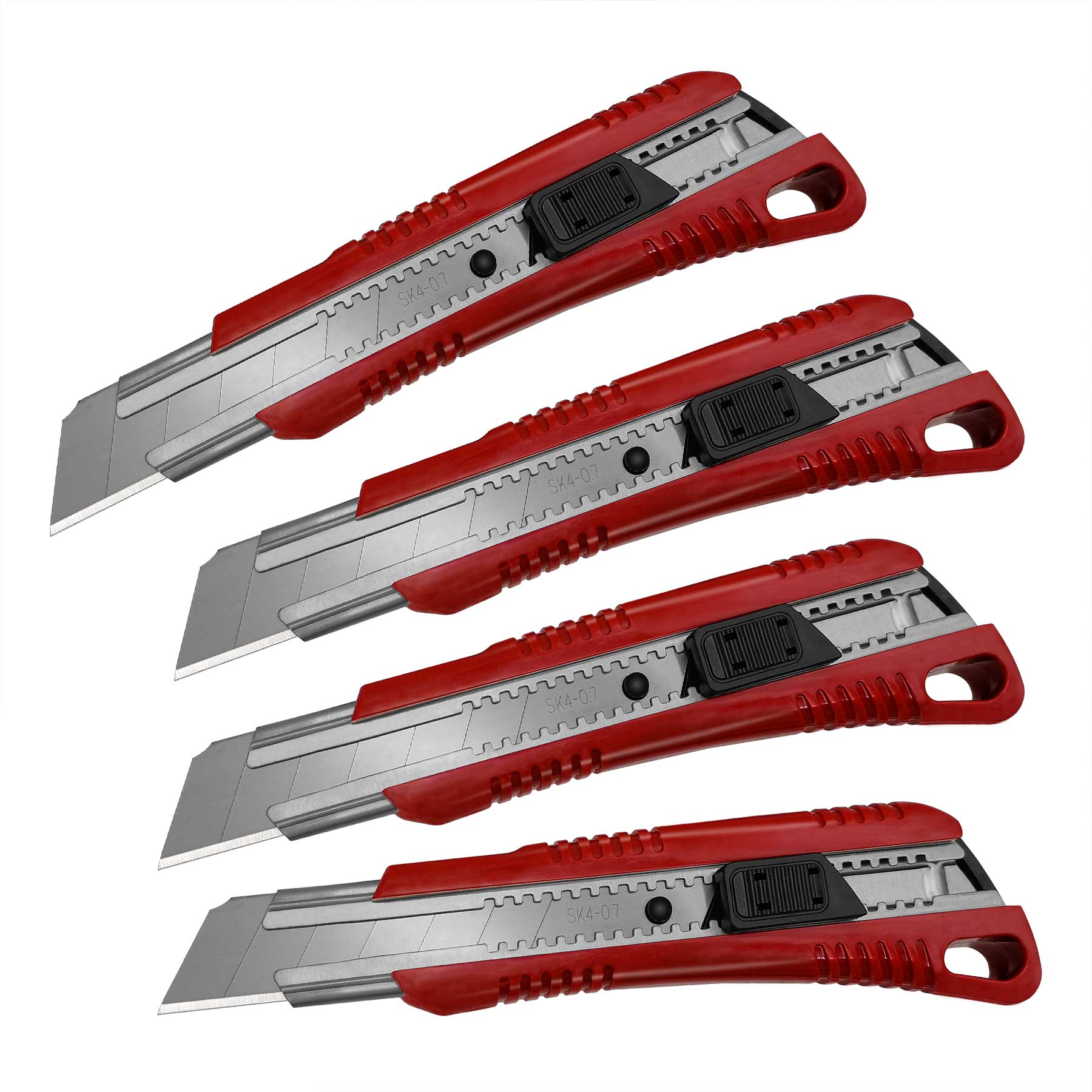 HAUTMEC 4PCS 25mm Extra Heavy-Duty SK4 Utility Knife, 3pcs blade Snap- –  Hautmectools