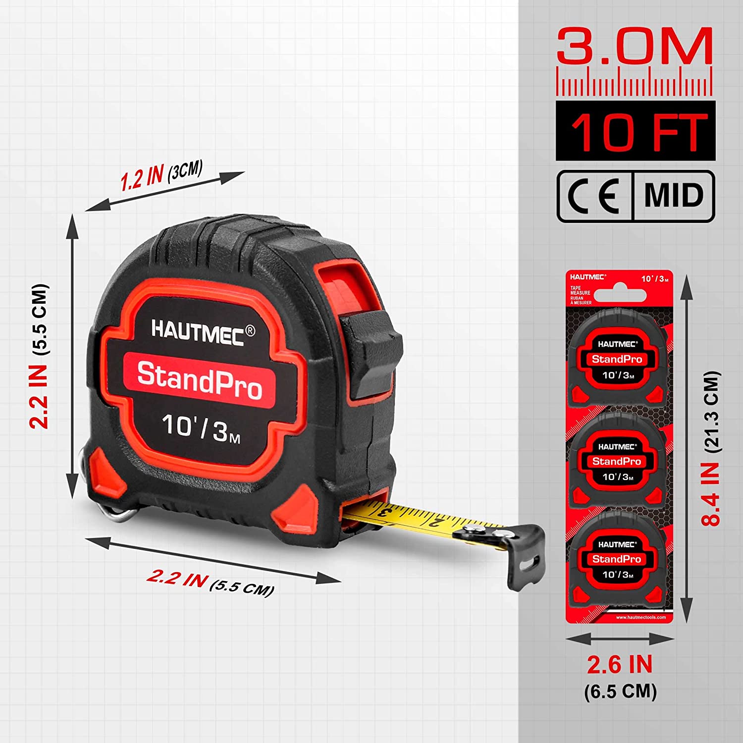 Small metric deals tape measure